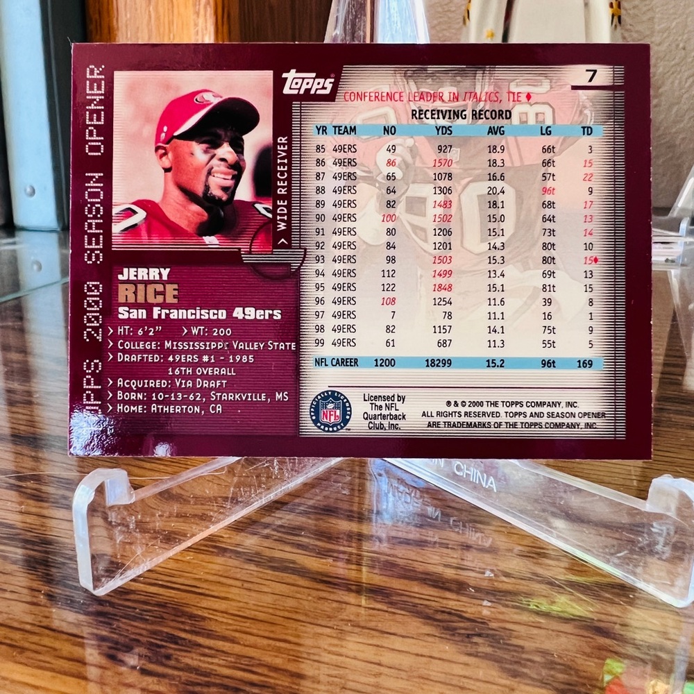 Jerry Rice - Picture 2 of 2